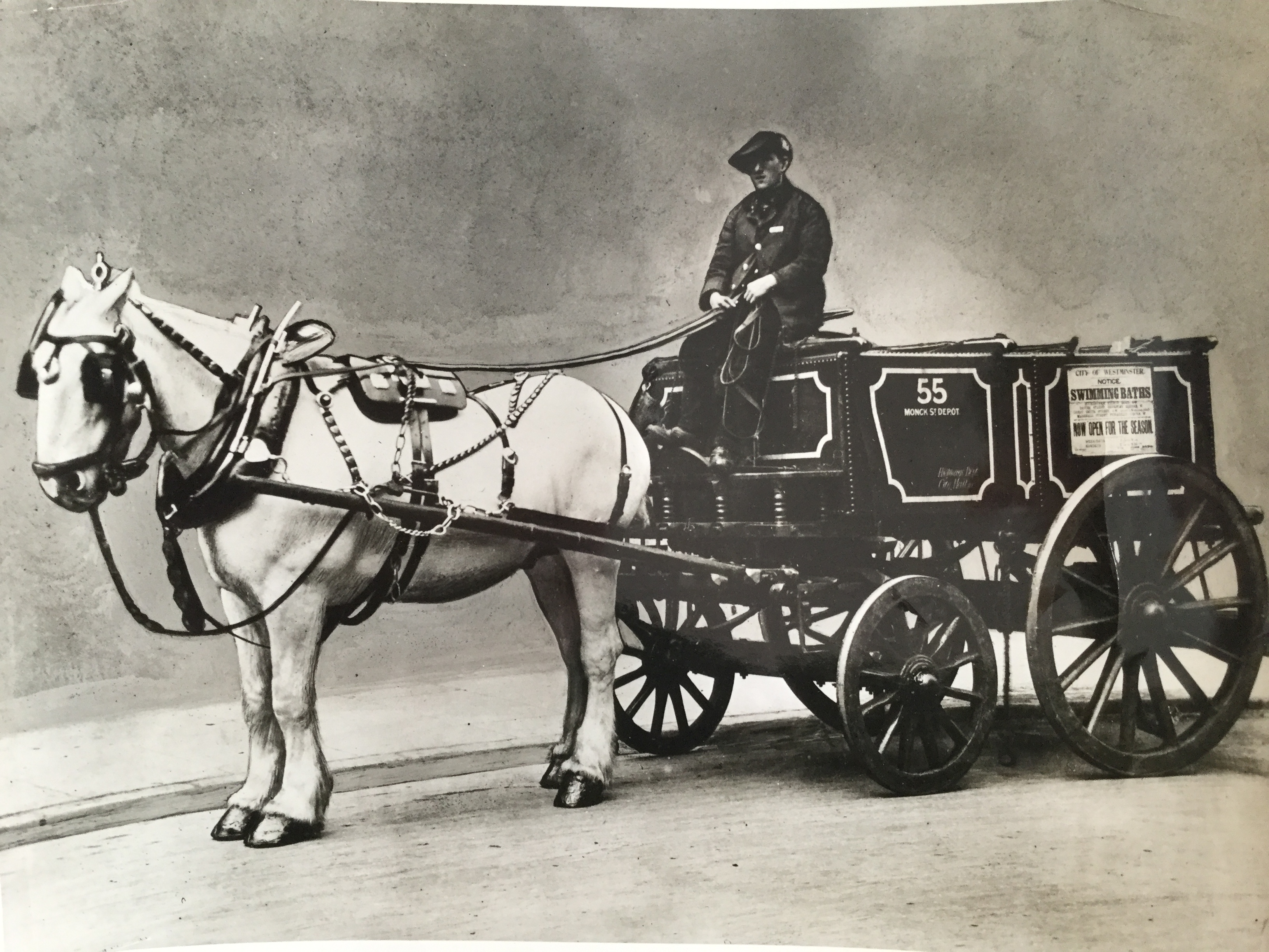 Private Ernest Boots was one of many men recruited by Westminster Council to cope with the Great Manure Crisis of the early 1900s when horse dung threatened to overwhelm Westminster's streets.